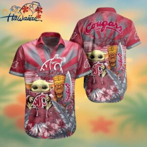 Ncaa Washington State Cougars Baby Yoda Trendy Hawaiian Shirt Aloha Shirt Trendy Aloha 1