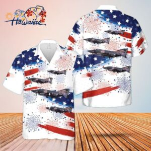 Nebraska Air National Guard 173D Air Refueling Squadron Rf 4C Phantom Ii 4Th Of July Trendy Hawaiia