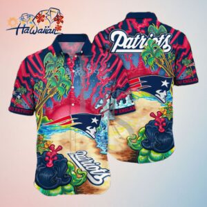 New England Patriots Aloha Island Unisex Hawaiian Shirt Trendy Aloha