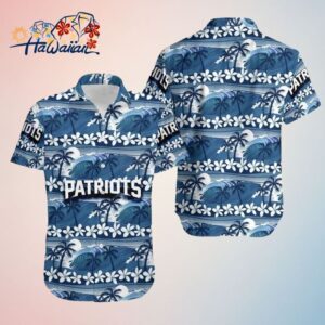 New England Patriots Coconut Trees NFL Hawaiian Shirt and Shorts Perfect for Fans Trendy Aloha