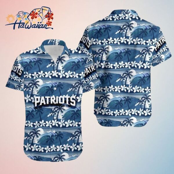 New England Patriots Coconut Trees NFL Hawaiian Shirt and Shorts Perfect for Fans Trendy Aloha