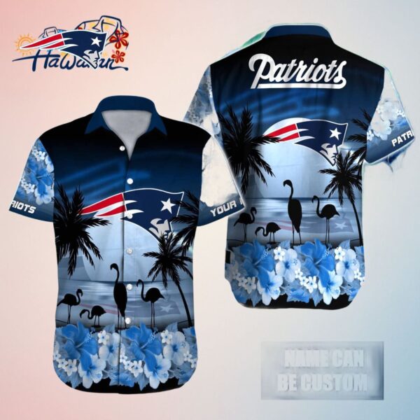 New England Patriots Essence Woven in Hawaiian Threads Trendy Aloha