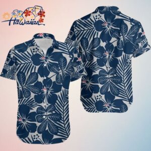 New England Patriots Flower Hawaiian Shirt and Shorts Summer Collection Trendy Aloha