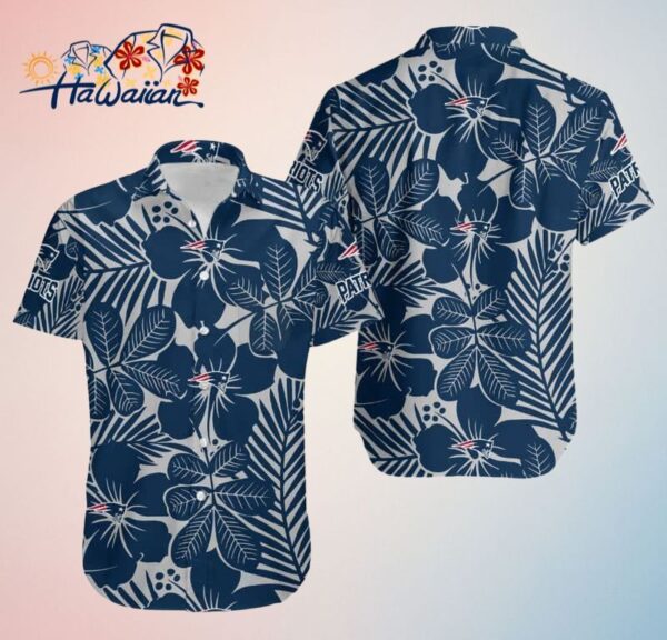 New England Patriots Flower Hawaiian Shirt and Shorts Summer Collection Trendy Aloha