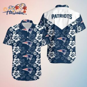 New England Patriots Flowers Hawaiian Shirt and Shorts Summer Collection Trendy Aloha