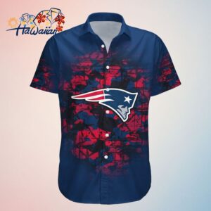New England Patriots Hawaii Shirt Camouflage Vintage NFL Trendy Aloha