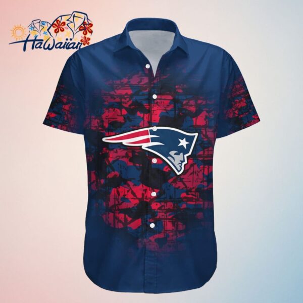 New England Patriots Hawaii Shirt Camouflage Vintage NFL Trendy Aloha