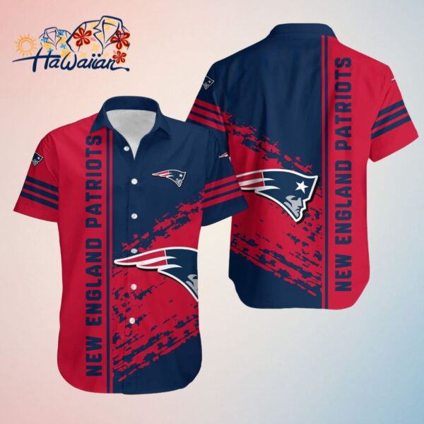New England Patriots Hawaiian Shirt Quarter Style NFL Trendy Aloha