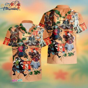 Samurai Star Wars Hawaii Return Death Family Trip Beach Tee Trendy Aloha 1