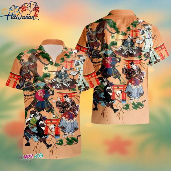 Samurai Star Wars Hawaii Return Death Family Trip Beach Tee Trendy Aloha 1