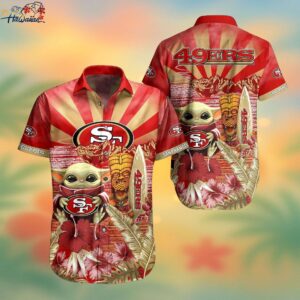 San Francisco 49Ers NFL Baby Yoda Hawaiian 2023 Trendy Aloha 1