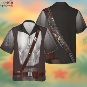 Star Wars Beskar Cosplay Theme Hawaiian Attire Trendy Aloha 1