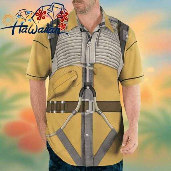Star Wars Bossk Cosplay Hawaiian 3D Shirt Trendy Aloha 1