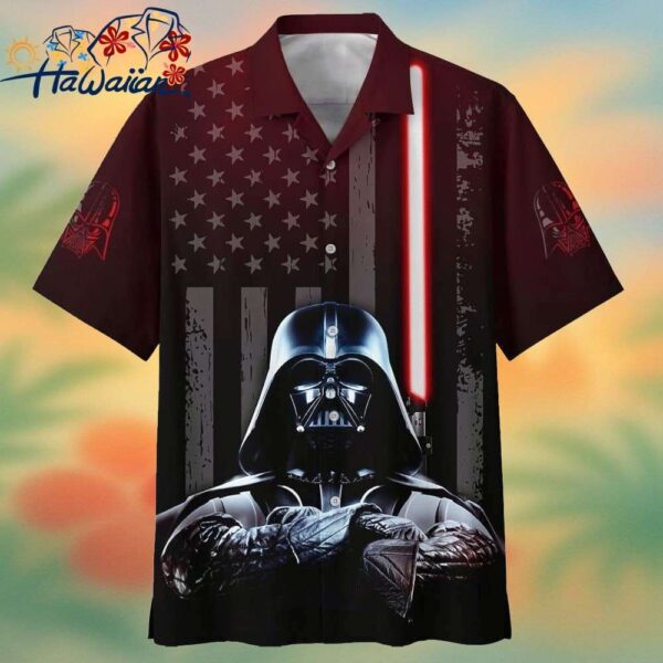 Star Wars Darth Vader American Flag Hawaiian Shirt Trendy Aloha 1
