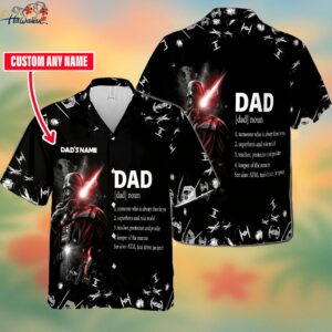 Star Wars Darth Vader Dads Name Hawaiian 3D Shirt Trendy Aloha 1