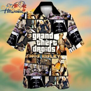 Star Wars Grand Theft Droids Mos Eisley Hawaiian Shirt Trendy Aloha 1