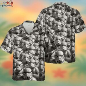 Star Wars Hawaiian 3D Tribute to the Brave Stormtroopers Trendy Aloha 1