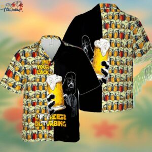 Star Wars I Find Your Lack Of Beer Disturbing Hawaiian 3D Shirt Trendy Aloha 1