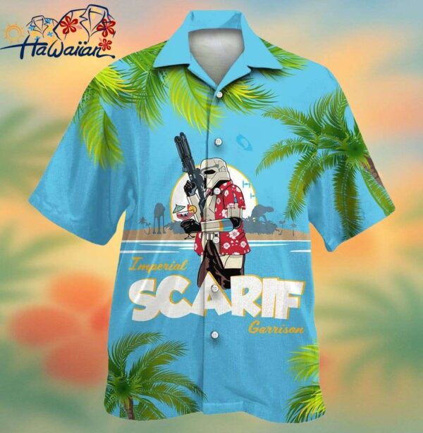 Star Wars Scarif Trooper Hawaiian Shirt Trendy Aloha 1