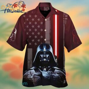 Star Warsdarth Vader American Flag Hawaiian Shirt For Star Wars Movie Fans Trendy Aloha 1