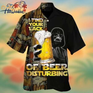 Star Warsdarth Vader I Find Your Lack Of Beer Disturbing Hawaiian Shirt For Star Wars Movie Fans T 1
