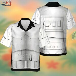Stormtrooper Glory Showcased on Hawaiian 3D Star Wars Shirt Trendy Aloha 1