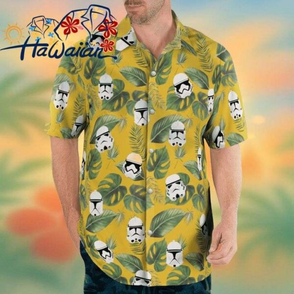 Unique Star Wars Design Embellished Hawaiian Shirt Trendy Aloha 1